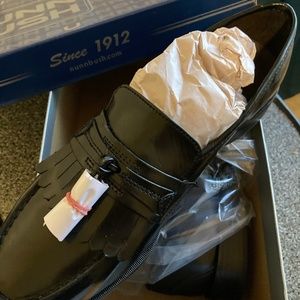 Nunn Bush dress flex,black,mens leather Oxford dress shoe, size 11 M.
